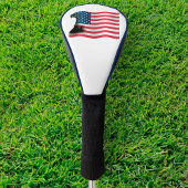 Amerikaanse vlag en Eagle Golfheadcover