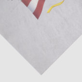 Amerikaanse vlag en Eagle Silver Tissuepapier (Detail)