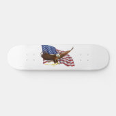 Amerikaanse vlag en Eagle Skateboard (Horizontaal)