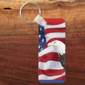 Amerikaanse vlag en Eagle Sleutelhanger (Voorkant)