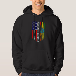 Amerikaanse vlag en Ethiopië vlag beste vader ooit Hoodie