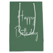 Amerikaanse vlag en kale adelaar voor verjaardag medium cadeauzakje (Achterkant)