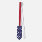 Amerikaanse vlag en Stripes Necktie Stropdas (Voorkant)