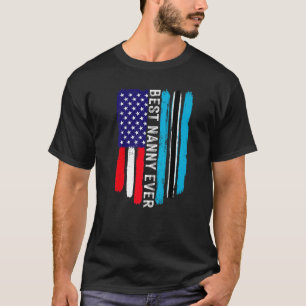 Amerikaanse vlag en vlag van Botswana beste kinder T-shirt
