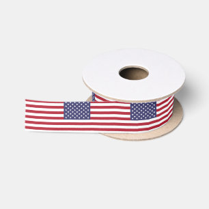 Amerikaanse vlag en VS reizen, vakantie- en sportf Lint