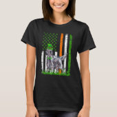 Amerikaanse vlag Engelse Setter Dog St Patricks Da T-shirt (Voorkant)