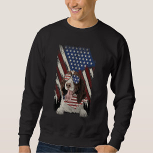 Amerikaanse vlag Engelse Springer Spaniel Dog 4th Trui
