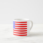 Amerikaanse vlag espresso kop (Voorkant rechts)