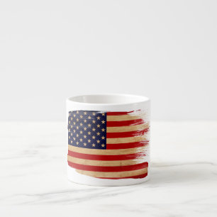 Amerikaanse vlag espresso kop