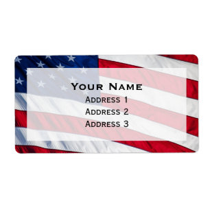 Amerikaanse vlag etiket