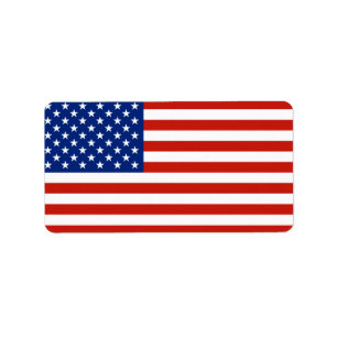Amerikaanse vlag etiket
