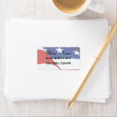Amerikaanse vlag etiket (Insitu)