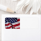Amerikaanse vlag etiket (Insitu)