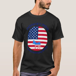 Amerikaanse Vlag Ezel Pokken De Ziekte Die Am Verw T-shirt