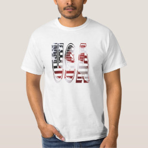 Amerikaanse vlag Fabulous Colors Fun T-shirt