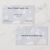 Amerikaanse vlag fade visitekaartje (Voorkant / Achterkant)