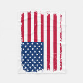 Amerikaanse vlag fleece deken (Voorkant)