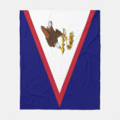 Amerikaanse vlag fleece deken (Voorkant)
