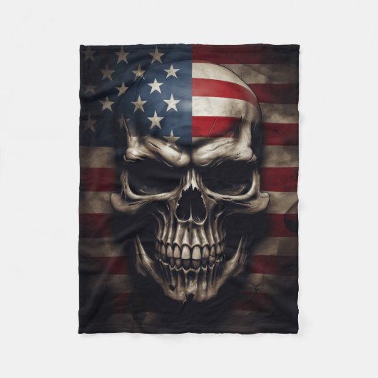 Amerikaanse vlag fleece deken (Voorkant)