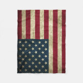 Amerikaanse vlag fleece deken (Voorkant)