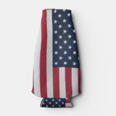 Amerikaanse vlag flessenkoeler flesjeskoeler (Voorkant)