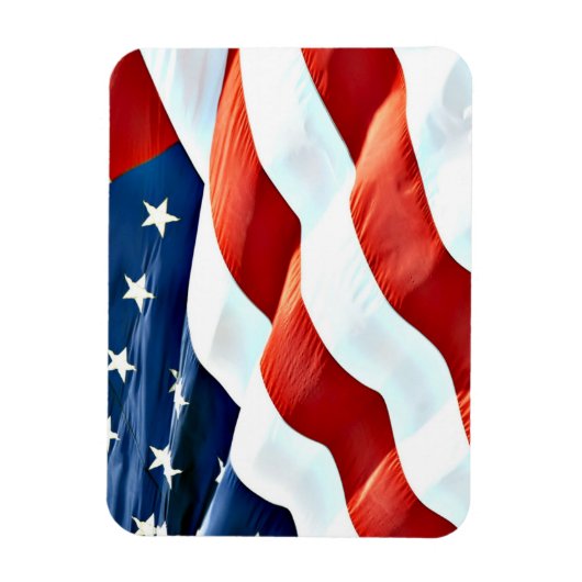 "Amerikaanse vlag" flexibele magneet (Verticaal)