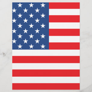 Amerikaanse vlag flyer