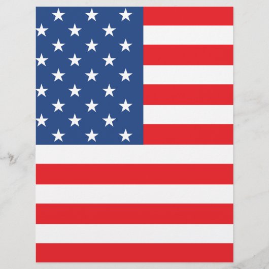 Amerikaanse vlag flyer (Voorkant)