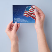 Amerikaanse vlag flyer (Hand)