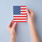 Amerikaanse vlag flyer (Hand)