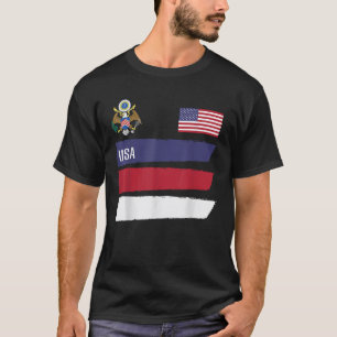 Amerikaanse vlag Football Voetbal Voetbal Mannen K T-shirt