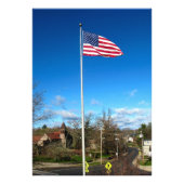 Amerikaanse vlag foto afdruk (Voorkant)