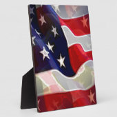 Amerikaanse vlag fotoplaat (Zijkant)