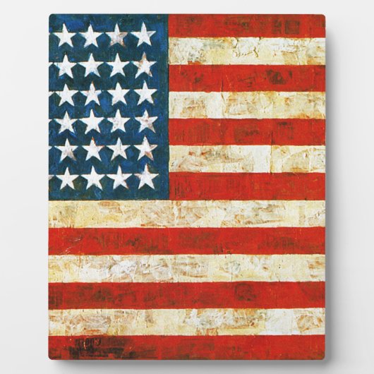 Amerikaanse vlag fotoplaat (Voorkant)