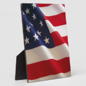 Amerikaanse vlag fotoplaat (Zijkant)