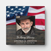 Amerikaanse vlag fotoplaat (Voorkant)