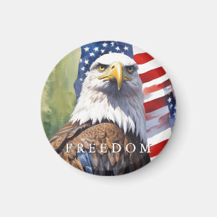Amerikaanse vlag Freedom Eagle Motivatie Inspirere Magneet