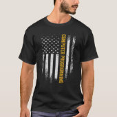  Amerikaanse vlag Funny Computer Coder P T-shirt (Voorkant)