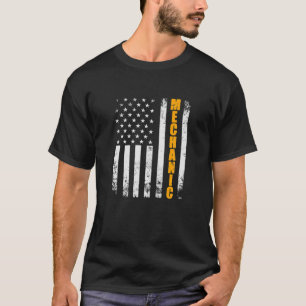 Amerikaanse vlag Funny Proud Mec T-shirt