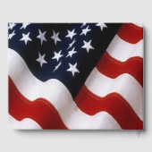 Amerikaanse vlag gastenboek (Achterkant)