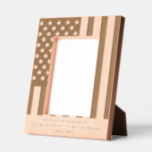 Amerikaanse vlag gegraveerde lijstjes (Links)