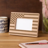 Amerikaanse vlag gegraveerde lijstjes (Links)