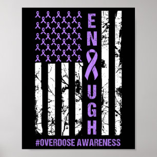Amerikaanse vlag Genoeg Endoverdose International  Poster