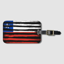 Amerikaanse Vlag Gepersonaliseerd | Bagage Label
