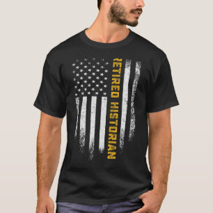 Amerikaanse vlag Geschiedenis in ruste Historian T-shirt