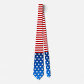 Amerikaanse vlag gestileerd stropdas (Voorkant)