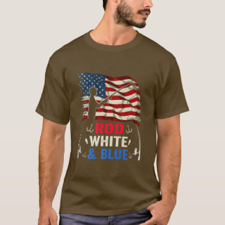 Amerikaanse vlag Gevist op 4 juli T-shirt