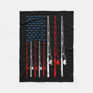 Amerikaanse vlag Gevist Rod Gevist Lover  Fi Fleece Deken