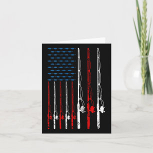 Amerikaanse vlag Gevist Rod Gevist Lover  Fi Kaart