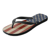  Amerikaanse vlag Gewoon Amerikaans Teenslippers (Schuin)